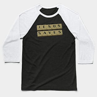 Jesus Saves - Christian Baseball T-Shirt